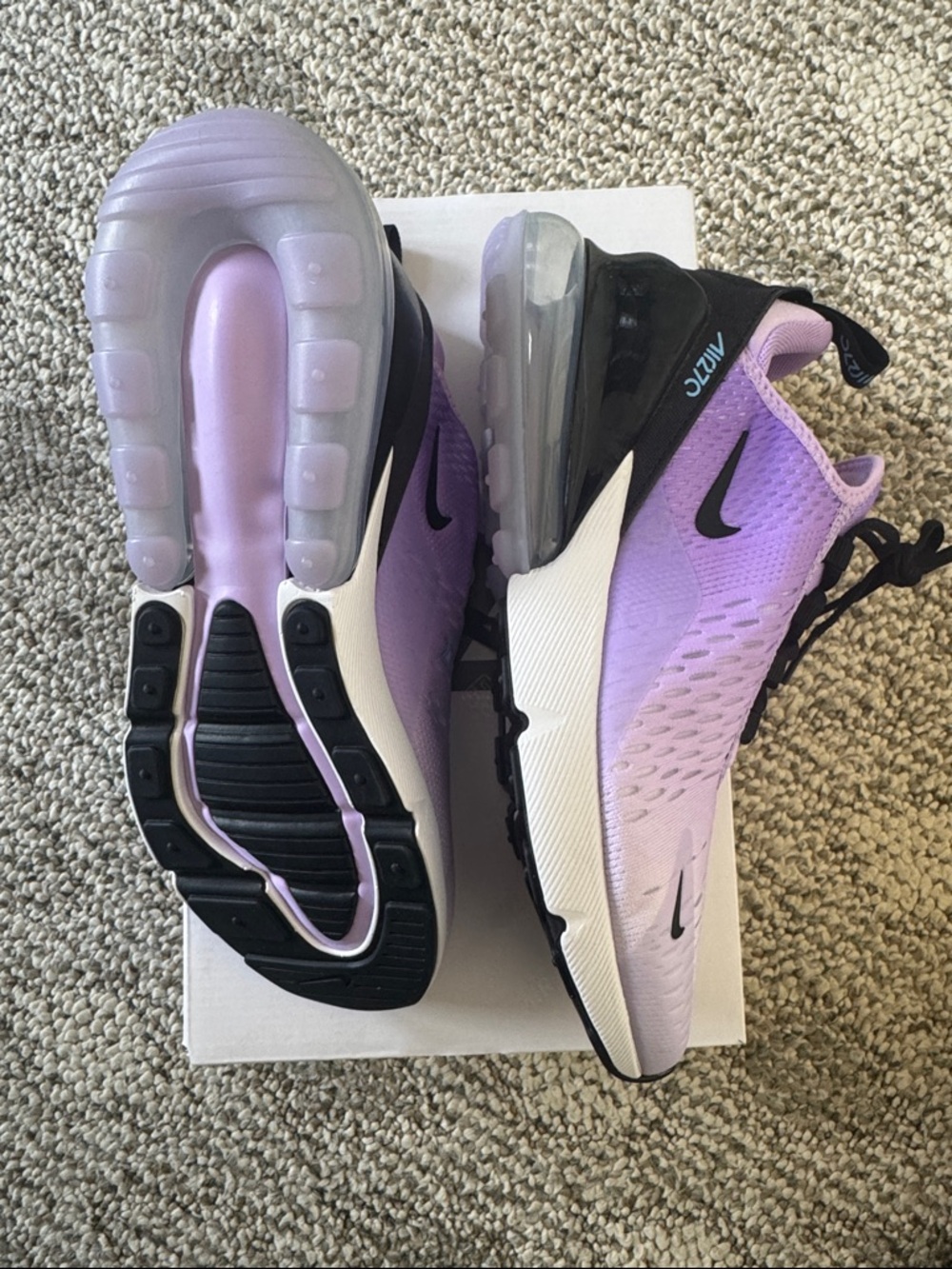 Nike Lilac and Black Air Max 270 - Picture 6 of 7